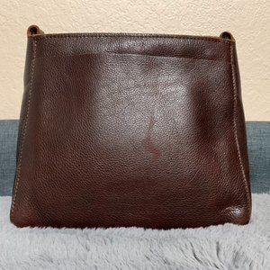 Portland Leather Goods Triangle shoulder bag in Coldbrew